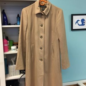 Banana Republic classic camel coat.